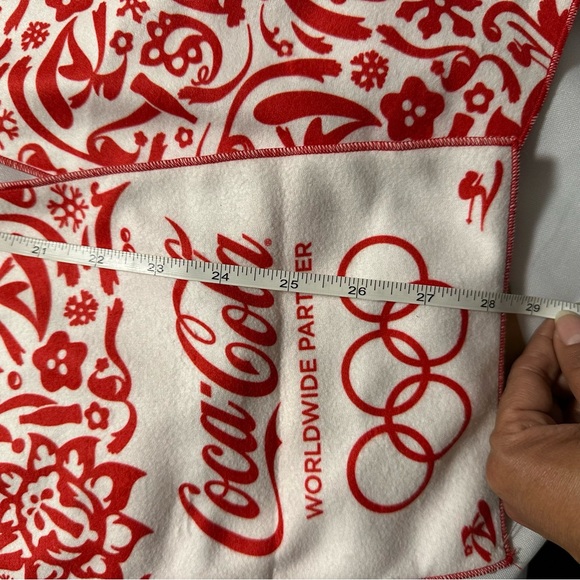 Coca-Cola Red and White Olympics 2014 Scarf unisex - Picture 13 of 13